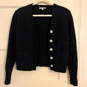 Alex Mill Navy Blue Cropped Cardigan